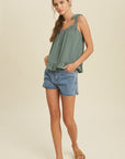 The Phoenix Ruffle Trim Top