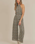 The Picnics In Nashville Backless Jumpsuit