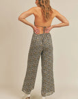 The Picnics In Nashville Backless Jumpsuit