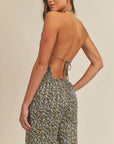 The Picnics In Nashville Backless Jumpsuit