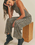The Picnics In Nashville Backless Jumpsuit