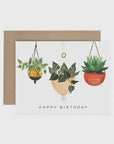 The Hanging Planter Happy Birthday Greeting Card by Paper Anchor Co