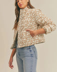 The Potpourri Cord Puffer Jacket