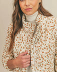 The Potpourri Cord Puffer Jacket
