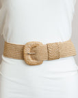 The Raffia Stretch Belt
