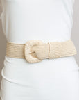 The Raffia Stretch Belt