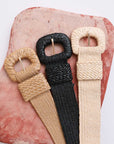 The Raffia Stretch Belt