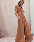 The Rami Textured Cutout Jumpsuit