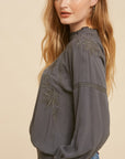 The Riah Embroidered Top