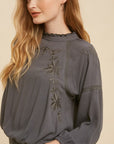 The Riah Embroidered Top