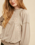 The Riah Embroidered Top