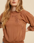 The Riah Embroidered Top