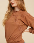 The Riah Embroidered Top