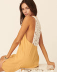 The Rumer Lace Back Mini Dress