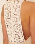 The Rumer Lace Back Mini Dress
