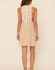 The Rumer Lace Back Mini Dress