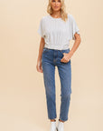 The Sadie Striped Crop Top