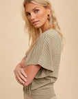 The Sadie Striped Crop Top