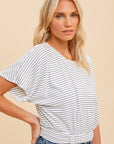 The Sadie Striped Crop Top