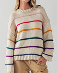 The Sammi Multicolor Stripe Knit Sweater