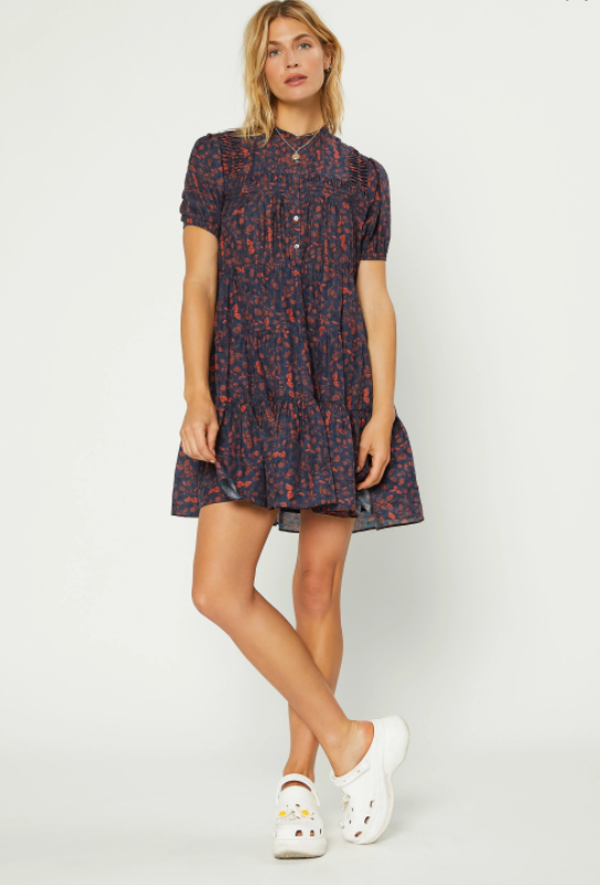 parker mini dress The Parker Tiered Mini Dress by Current Air – Thread + Seed