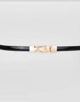 The Shani Patent Hook Belt