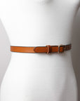 The Classic Skinny Leather Belt