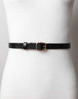 The Classic Skinny Leather Belt