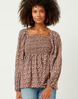 The Syd Floral Puff Sleeve Top
