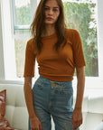 The Tasha Jersey Crew Neck Top