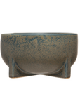 Stoneware Planter with Reactive Glaze