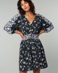 The Carrie Floral Embroidered Mini Dress