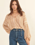 The Kaden Abstract Stripe Top
