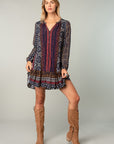 The Leo Bohemian Print Dress