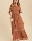 The Saige Smocked Maxi Dress