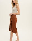 The Ariel Ribbed Knit Top