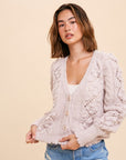 The Aya Knit Cable Cardigan