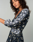 The Carrie Floral Embroidered Mini Dress