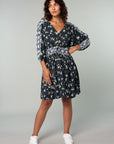 The Carrie Floral Embroidered Mini Dress