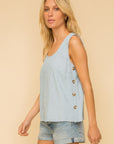 The Cole Chambray Top
