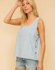The Cole Chambray Top