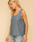 The Cole Chambray Top
