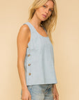 The Cole Chambray Top