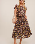 The Elijah Crop Top + Midi Skirt - Sold Separately