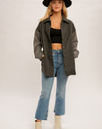 The Jacky Contrast Button Down Shaket