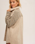 The Jacky Contrast Button Down Shaket