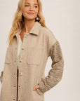 The Jacky Contrast Button Down Shaket