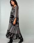 The Jaya Floral Multi Print Maxi Dress