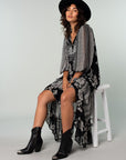 The Jaya Floral Multi Print Maxi Dress