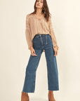 The Kaden Abstract Stripe Top
